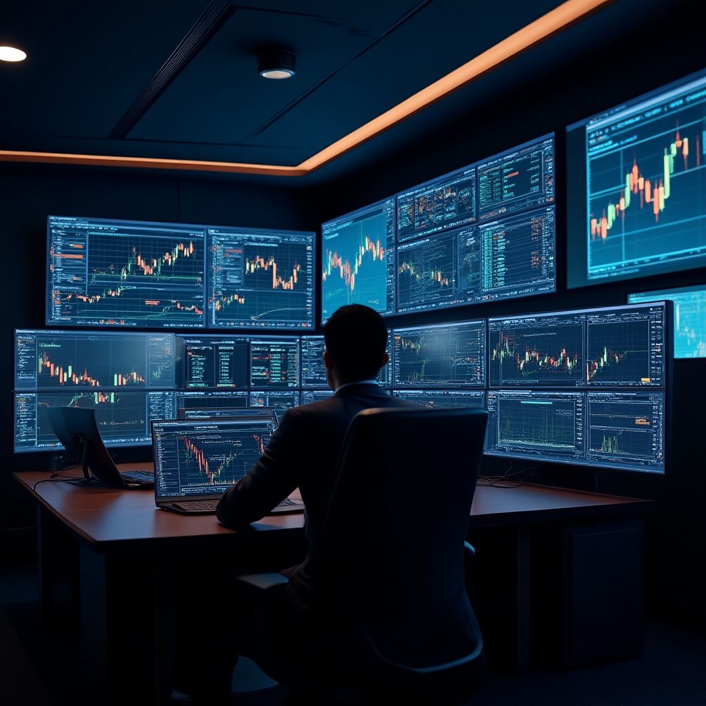Centro de operaciones y monitoreo de mercados
